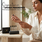 Luxury unisex travel size perfume set for men and women