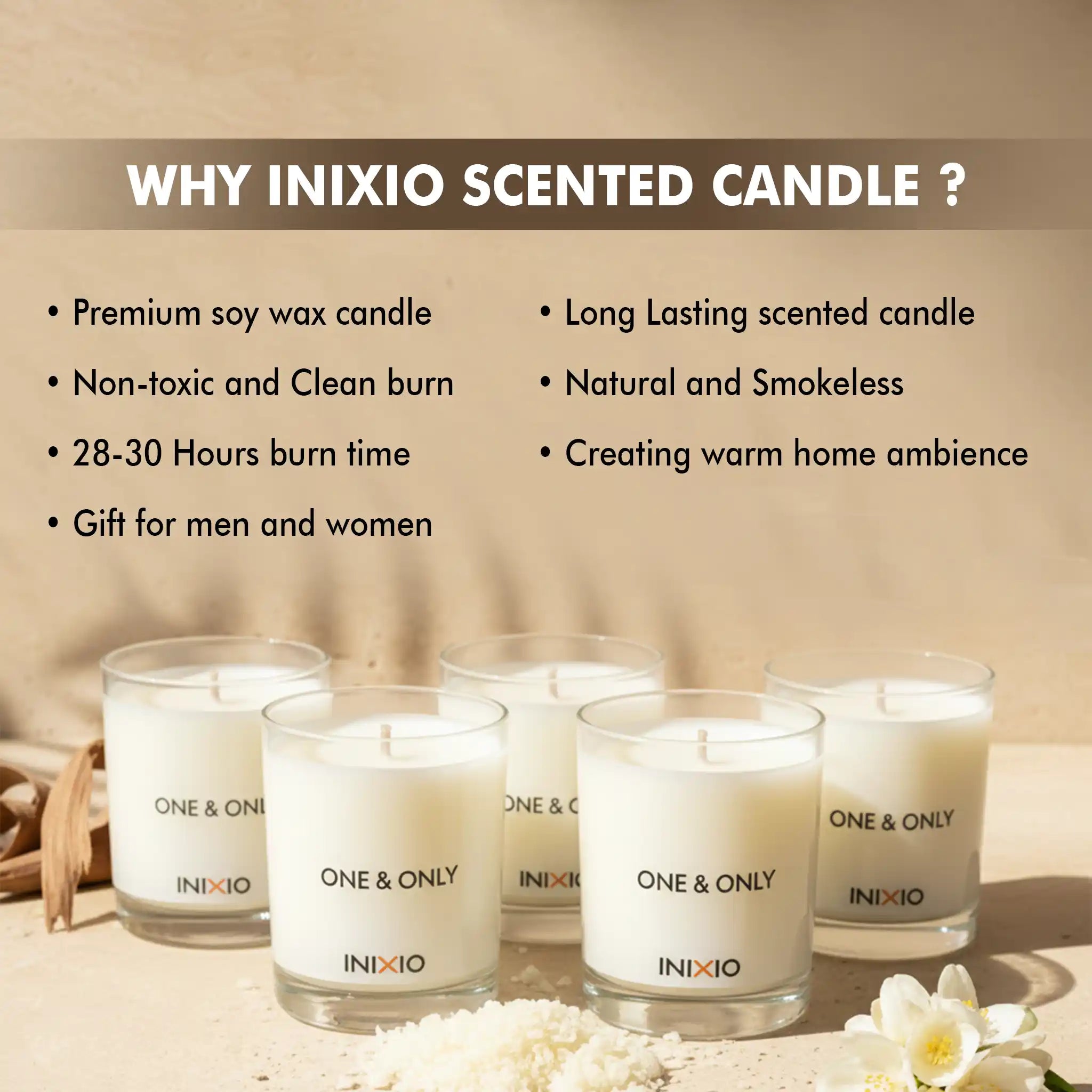 Premium mini scented  candles perfect choice for gifting